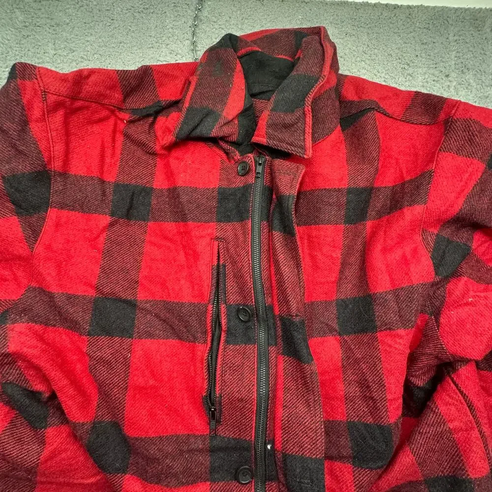 Cabelas Dry Plus Wool Buffalo Plaid Thinsulate Jacket Mens 3XL Hunting Mackinaw